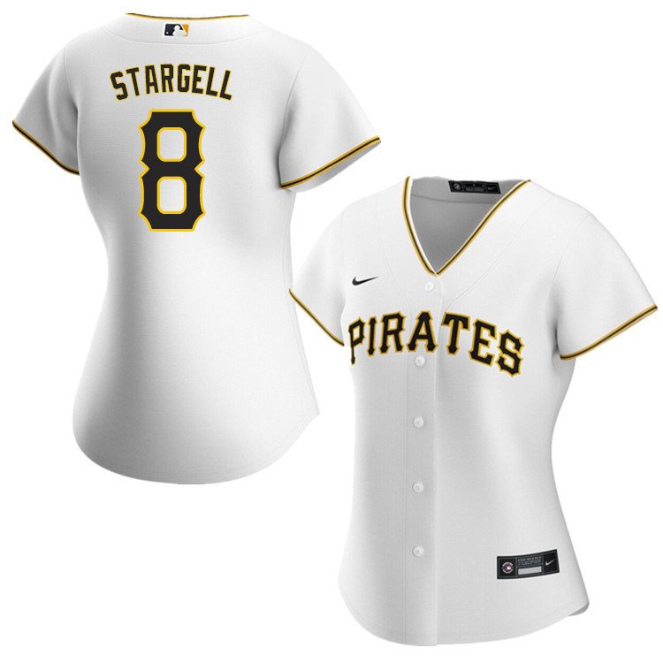 Nike Women #8 Willie Stargell Pittsburgh Pirates Baseball Jerseys Sale-White